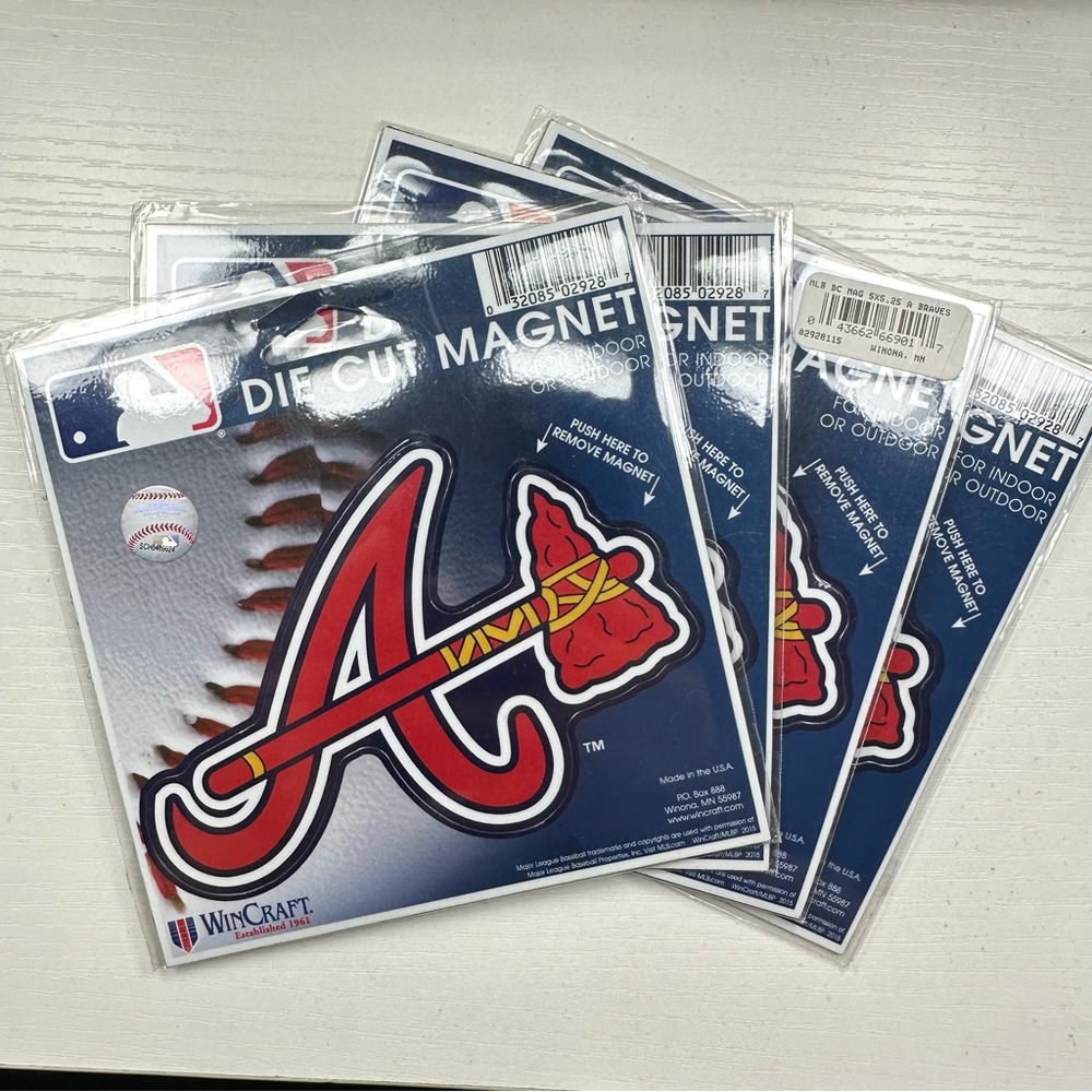 Atlanta Braves MLB Die-Cut Magnet